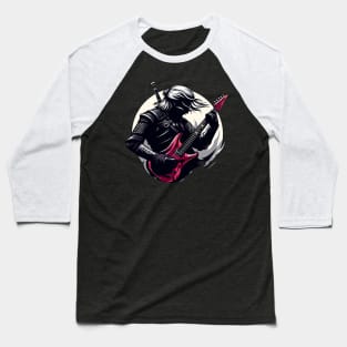 Guitar Hero - Monster Slayer - Dark Fantasy Baseball T-Shirt